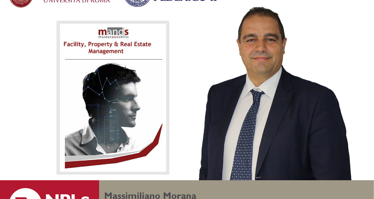 Massimiliano Morana docente al master Real Estate